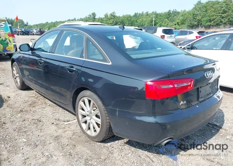 2013 Audi A6 3.0T Premium из США, поврежденный, VIN WAUGGAFC3DN120253